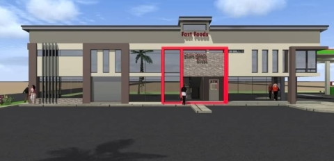 Fast Foods Entrance