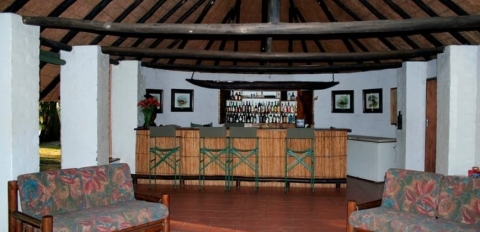 Interior of  bar restaurant area